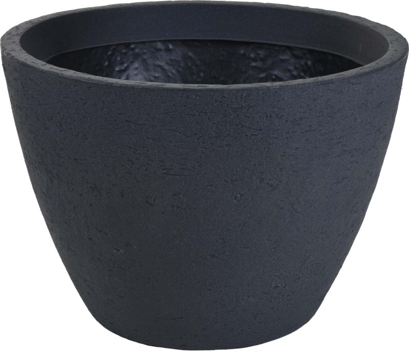 Bloempot Kunststof rond steen design