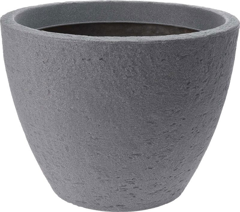 Bloempot Kunststof rond steen design