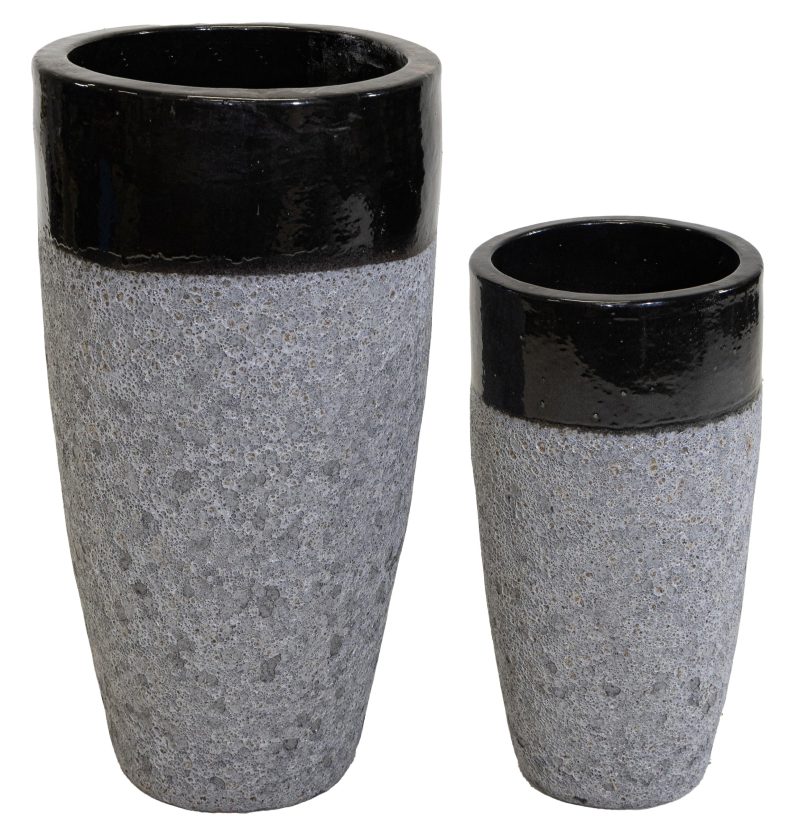 Antique 2Tone Round High Antraciet